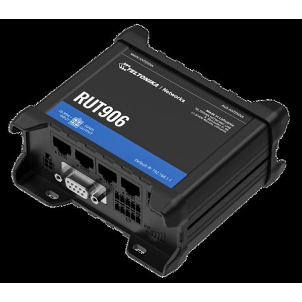 Router - Teltonika - RUT906 - Flerfärgad - 8,7" - 4-portsswitch - Statisk IP-routing Svart