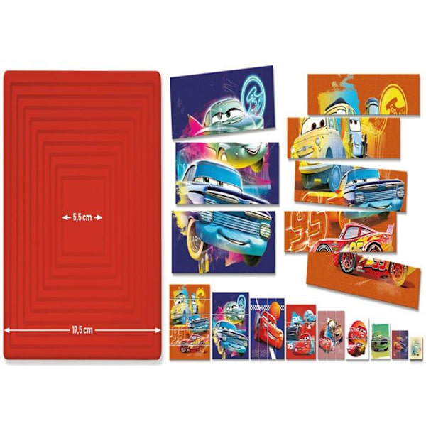Liscianigiochi-pussel - 97784 - Progressivt pussel 9 bilar, flerfärgad