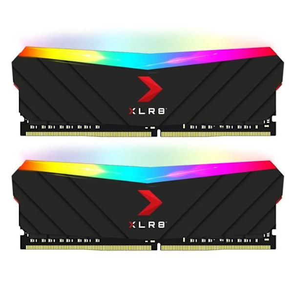 RAM-minne - PNY - XLR8 Gaming EPIC-X RGB DIMM DDR4 3200MHz 2X8GB - (MD16GK2D4320016XRGB)