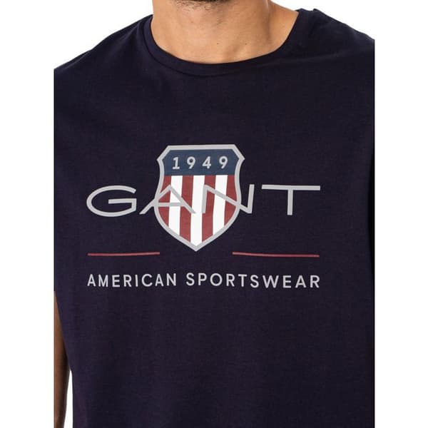 T-shirt Arkivsköld - GANT Blå XL