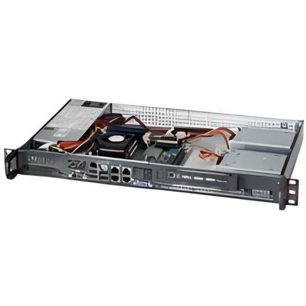 Supermicro SC505 203B - Rackmontering - 1U - …