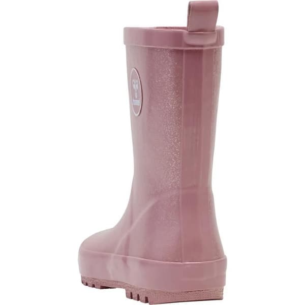 Regnstövlar gummi glitter barn Hummel - rosa rosa 26
