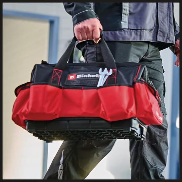 Einhell Sac E-Case original Einhell (max. 30 kg, stapelbar, låsbar, kombinerbar med Einhell E-Case-systemet) Röd
