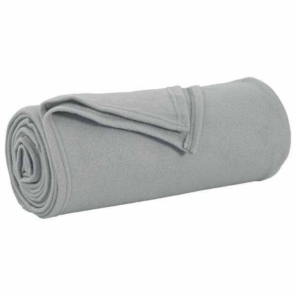 Jeté / överkast - VIDAXL - Fleece - Grå - 170 x 130 cm - Polyester Grå