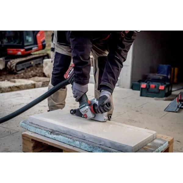 Sladdlös slipmaskin - METABO - WVB 18 LT BL 11-125 Quick - 18V - Betong - Professionell Grön