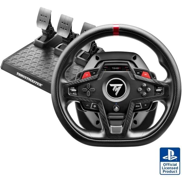 Volant PC - THRUSTMASTER - T248R - Ergonomisk och mångsidig - 280 mm - Svart Svart