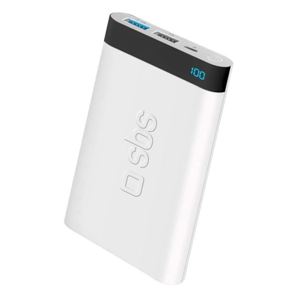 [SBS Power bank Pocket LED 5000MAH Vit Vit