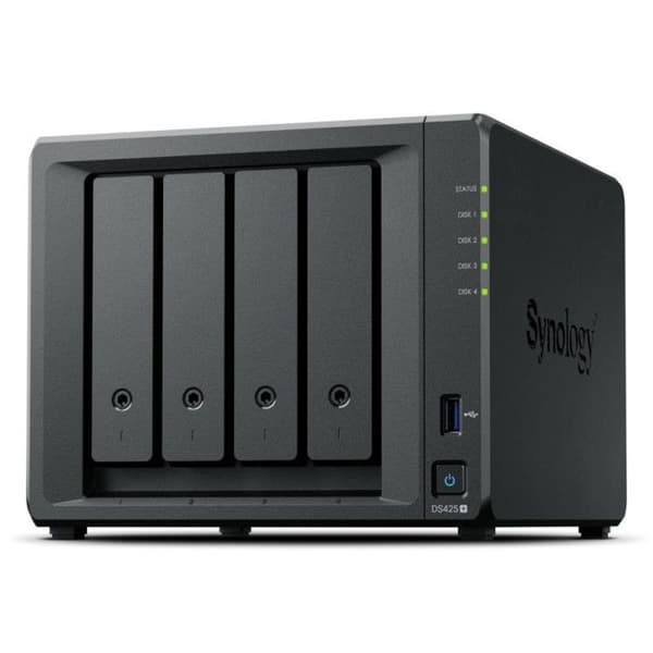 NAS-server - SYNOLOGY - DS425+ - 4 fack - 2 Go RAM DDR4 - Intel Celeron J4125