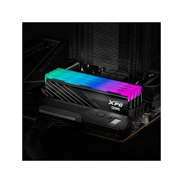 32GB (2x16GB) DIMM DDR5-minnessats Adata XPG Lancer Blade RGB PC5-48000 (6000 MHz) (svart)