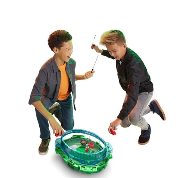Beyblade Burst QuadDrive stridsset med Beystadium Interstellar Drop-arena, 2 tävlingstoppar Flerfärgad