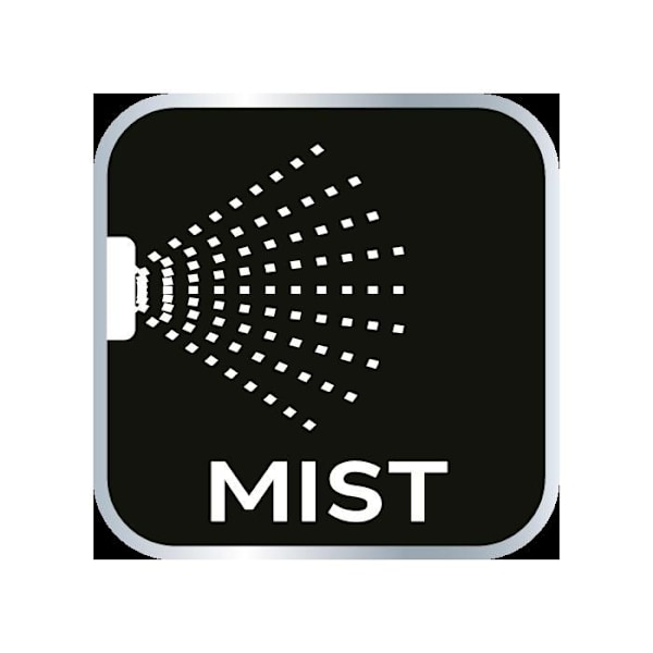 Multifunktionell sprayare, 5 funktioner, mjukt justerbar, metallskiva