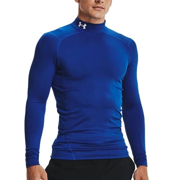 Under Armour Comp Mock T-shirt Blå Herr Blå S