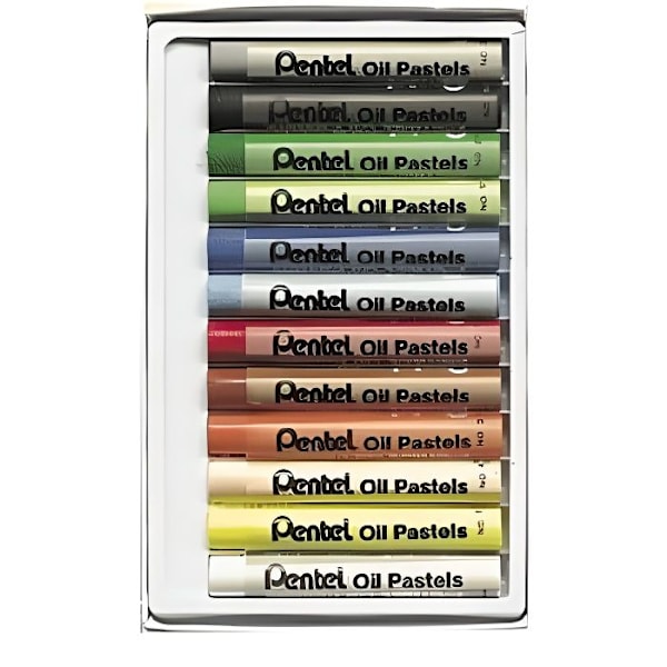 Pentel PHN-12 12 Färg Oljepastell