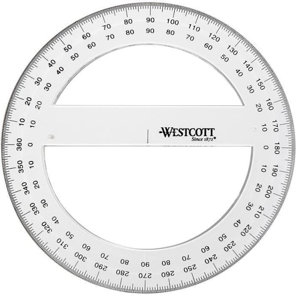 360 graders cirkulär gradskiva, 150 mm