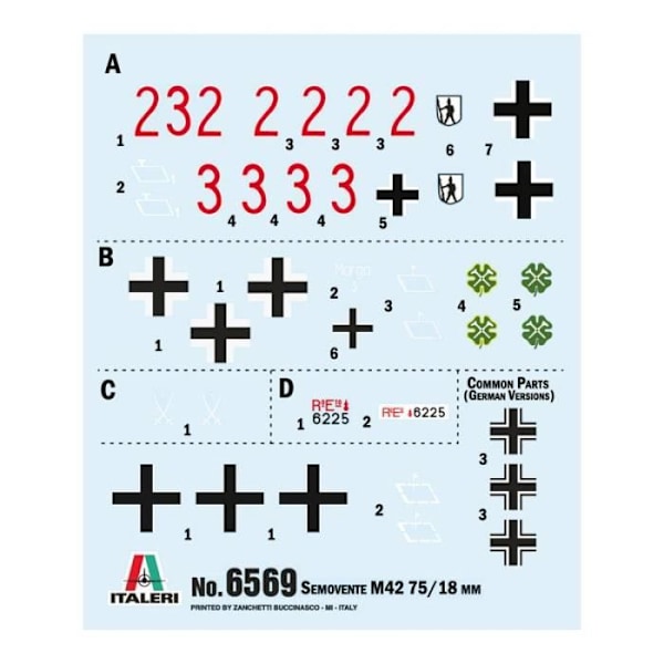 Modell Tank Semovente M42 Da 75/18 - ITALERI