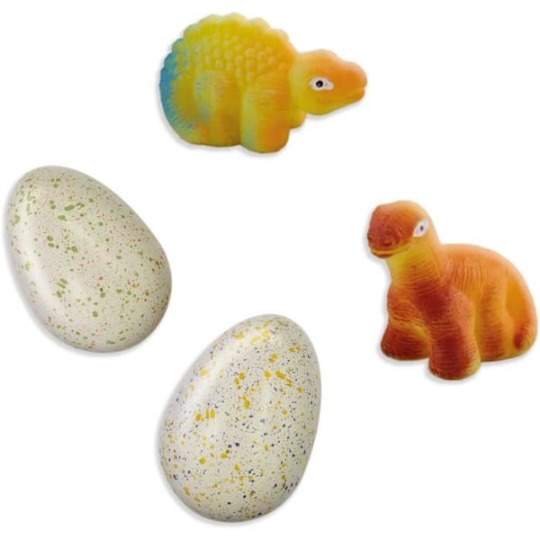 SES CREATIVE - Dinosaurier redo att kläckas - 2 överraskningsägg Flerfärgad