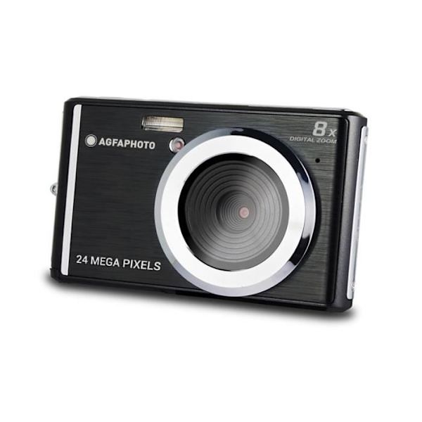 Kompakt Digitalkamera - AGFA PHOTO - Realishot DC5500 - 24 MP - 8x Digitalzoom - 2.4'' LCD-skärm Svart