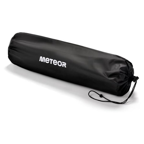 Meteor Självuppblåsande Matta - Självuppblåsande Campingmadrass - 1 person - Längd 195 cm - Bredd 60 cm - Svart Svart
