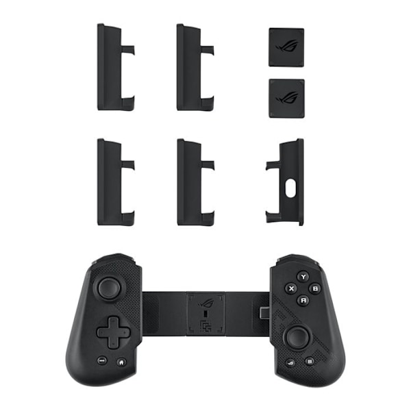 ASUS ROG Tessen Mobile Controller - hopfällbar design, programmerbara bakre paddlar i aluminium, ROG-knapp, mekaniska omkopplare, Joy