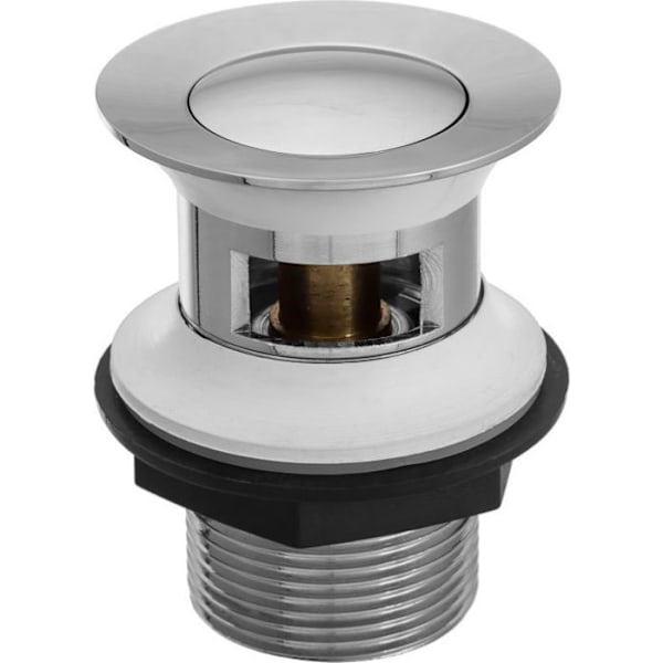 Bouchon för badkar - bouchon för handfat Invena - SC-B1-027 - Automatisk klick-klick-propp 5/4 liten krom ()