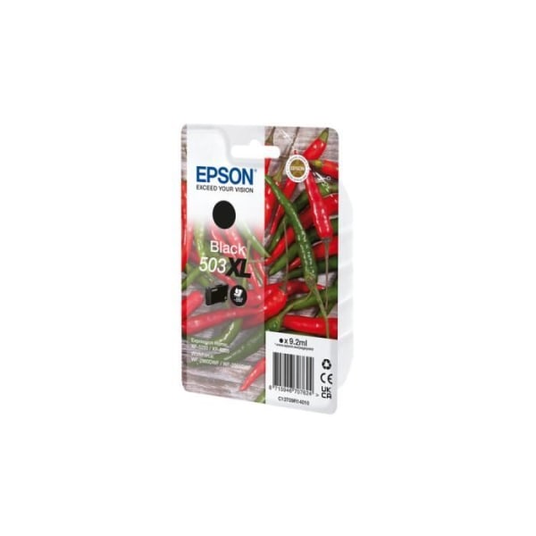 Epson Chilli 503XL svart - svart bläckpatron med hög kapacitet (9,2 ml / 550 sidor)