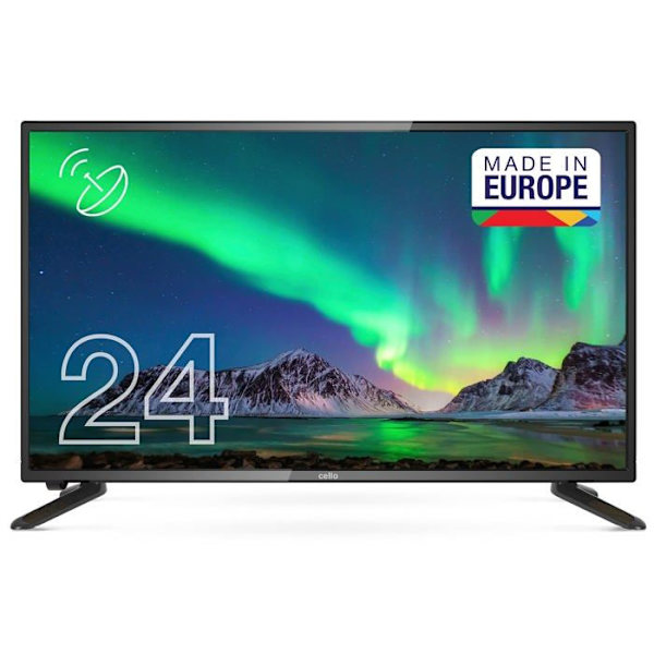 Cello LED-TV - C2420SDE - 24 tums HD Ready LED-TV med integrerad DVBT2 S2 Triple Tuner
