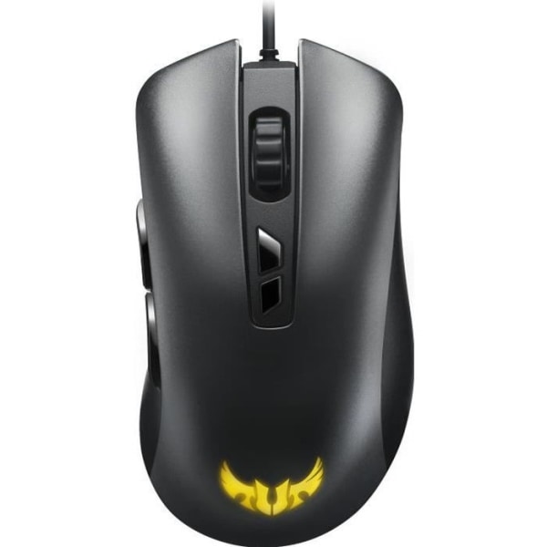 ASUS TUF Gaming M3 Gaming Mouse | Kabelansluten - 7000 DPI-sensor - RGB-belysning - 7 programmerbara knappar - Aura Sync Grå