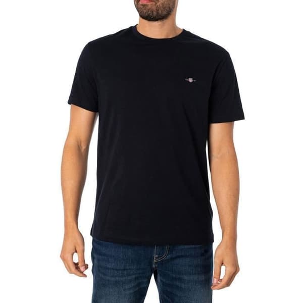 T-shirt Regular Med Shield - GANT Svart XL