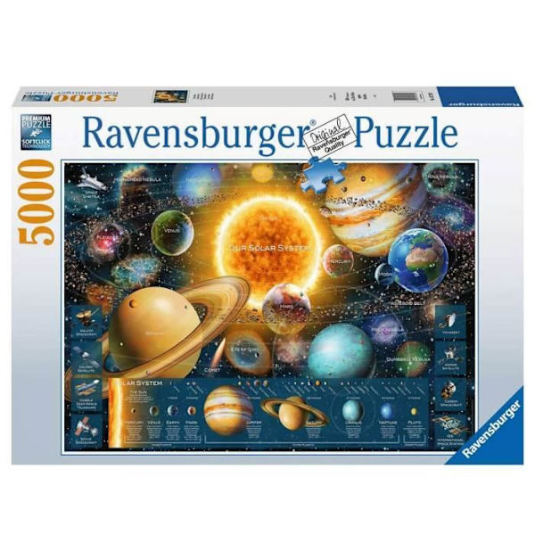 5000 bitars pussel - Ravensburger - Solsystem - Landskap och natur - Blandat - Från 15 år