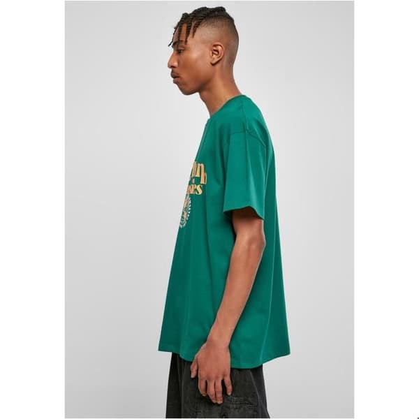 T-shirt Urban Classics Organic Globe grön jag