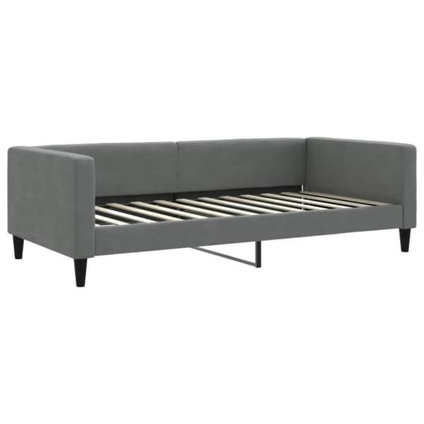 vidaXL Grå sängsoffa 100x200 cm tyg 353989