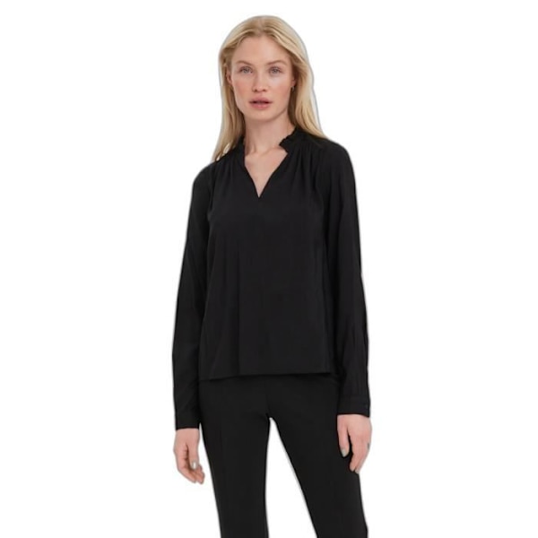 Vero Moda Bell Wvn långärmad t-shirt dam - svart - M Svart XL