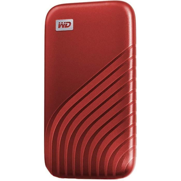 WD - Extern SSD-enhet - My Passport™ - 500 GB - USB-C - Röd
