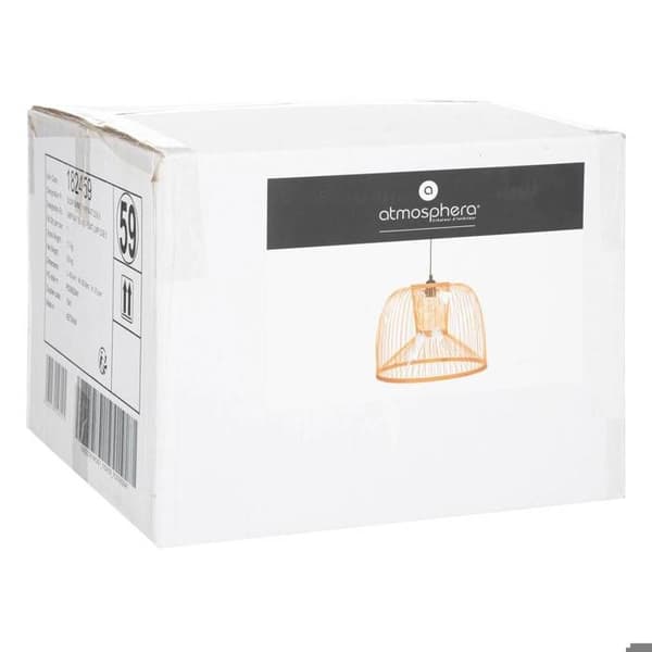 Hänglampa "Amy" bambu D38cm beige