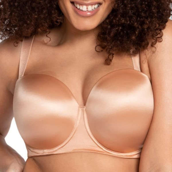 Smoothie latte plus size bandeau-bh - Curvy Kate - Bygel - Fullare byst - Beige Beige 105G