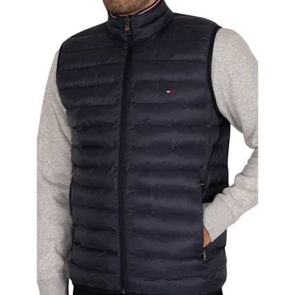Gilet - Tommy Hilfiger - Core Packable Circular - Blå - Återvunnen polyester - Vattentålig Blå M
