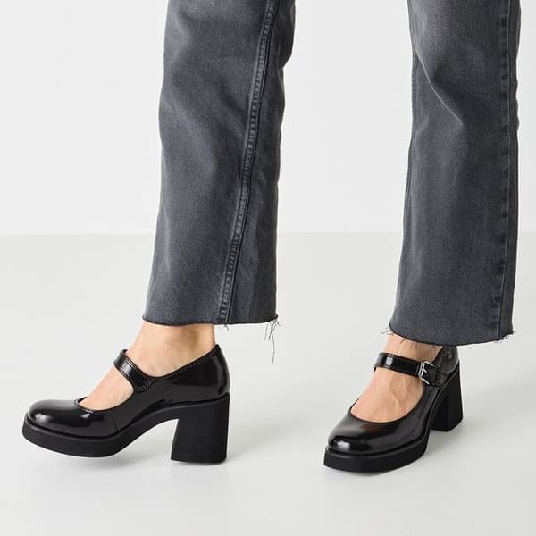 Tamaris Ballerinaskor med klack - Svart - 41