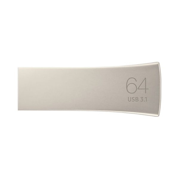 SAMSUNG BAR Plus USB-minne MUF-64BE3 - 64 GB - USB 3.1 Gen 1 - champagne silver Silver