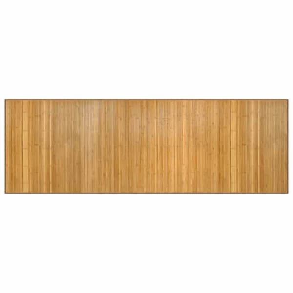 vidaXL Rektangulär matta naturlig 100x300 cm bambu 376949