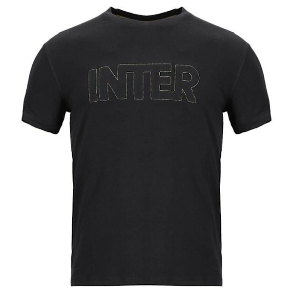 Inter T-shirt - INTJE864 - Herr T-shirt Rundhalsad Kort ärm i Jersey Herr T-shirt Svart XL