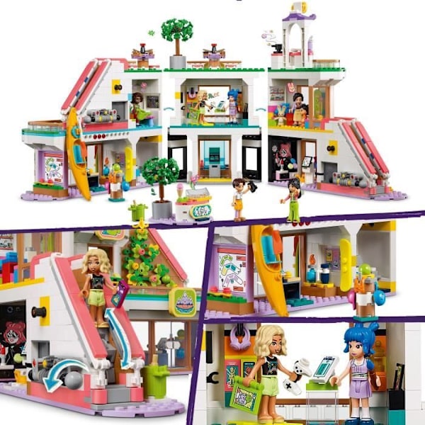 LEGO® 42604 Friends Heartlake City Mall, dockleksak för flickor och pojkar, karaktärssats Flerfärgad