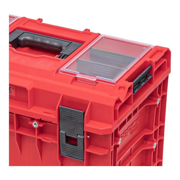 Qbrick System ONE 450 2.0 PROFI RED ULTRA HD Custom Modulär verktygsväska 585 x 385 x 420 mm 52 l stapelbar