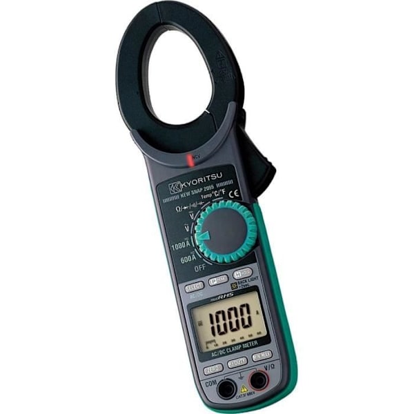 Digital amp clamp Kyoritsu KEW 2055 för mätning av strömmar ACDC, spänningar, motstånd, kontinuitet, diodtest, frekvens
