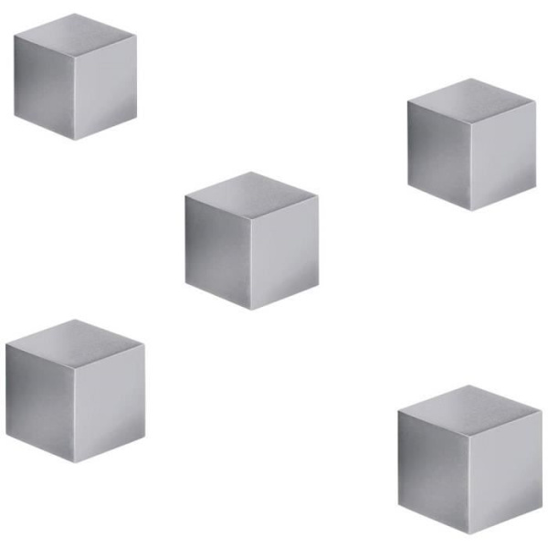 Sigel Magnet C5 Strong, Cube-Design (L x B x H) 10 x 10 x 10 mm Fyrkantig Silver, Grå 5 st BA728