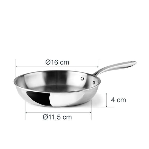 Lacor Trichef Stekpanna - silverfärgad - 30 cm silver-