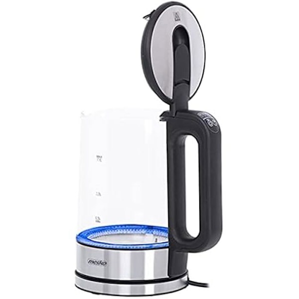 Vattenkokare - MESKO - MS 1301b - 1,7L - Temperaturkontroll 60-100°C - LED-belysning Svart