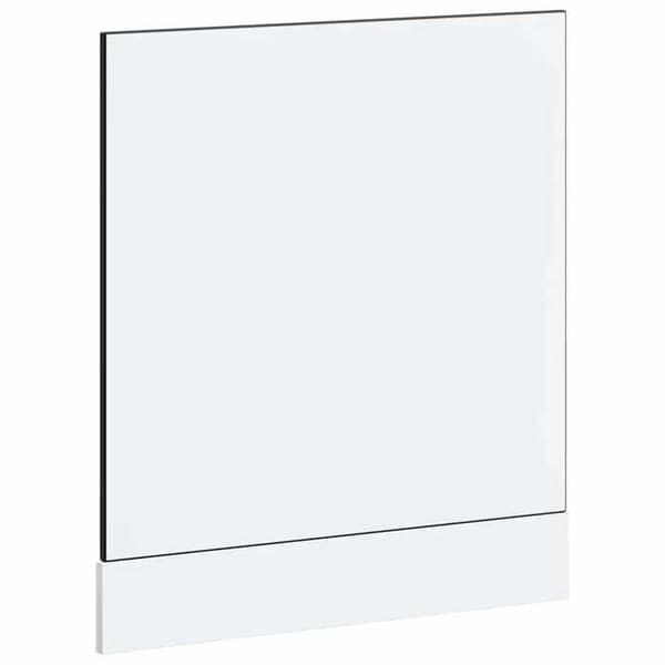 vidaXL Diskmaskins-panel Lucca svart ingenjörsträ 853898