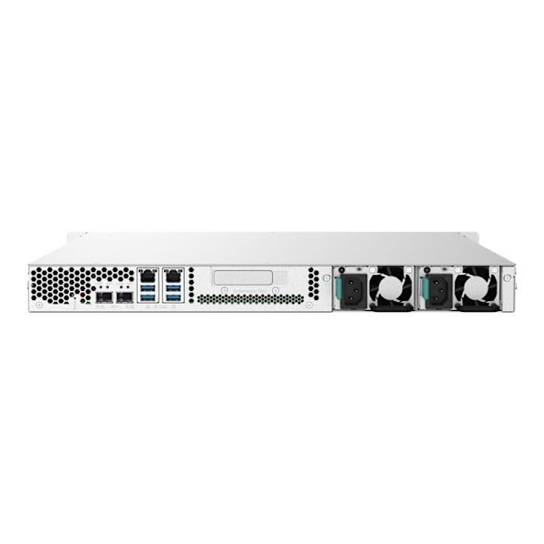 NAS-server - QNAP - TS-432PXU-RP - 4 fackar - Rackmonterbar - RAM 2 GB - SATA 6 Gb/s Svart