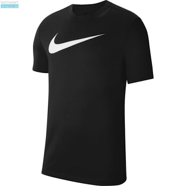 Unisex Nike T-shirt med stor logotyp Svart CW6936-010 - Andas, snabbtorkande Dri-FIT Svart XL