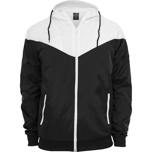Vindjacka - URBAN CLASSICS - Pil - Svart/Vit - Multisport - Vuxen svart vit M